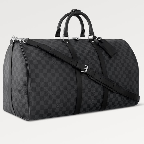 Louis Vuitton Keepall Bandoulière 55 Damier Geant Canvas - Picture 2 of 4